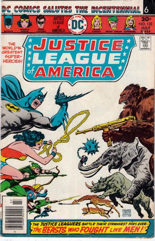 Justice League of America #132 (Jul-76) VG/FN Mid-Grade Justice League of Ame...