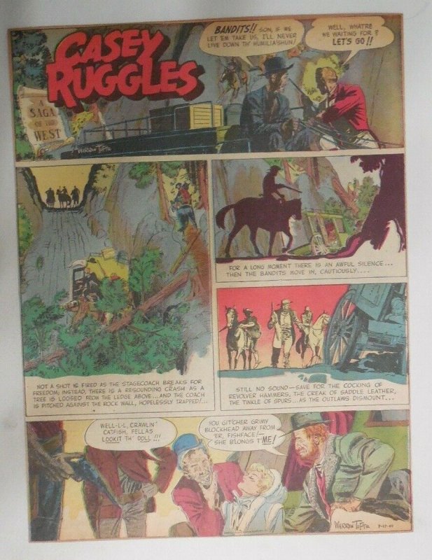 29/31 Casey Ruggles  by Warren Tufts from #1 First Year! 1949 Tabloid 11 x 15 in