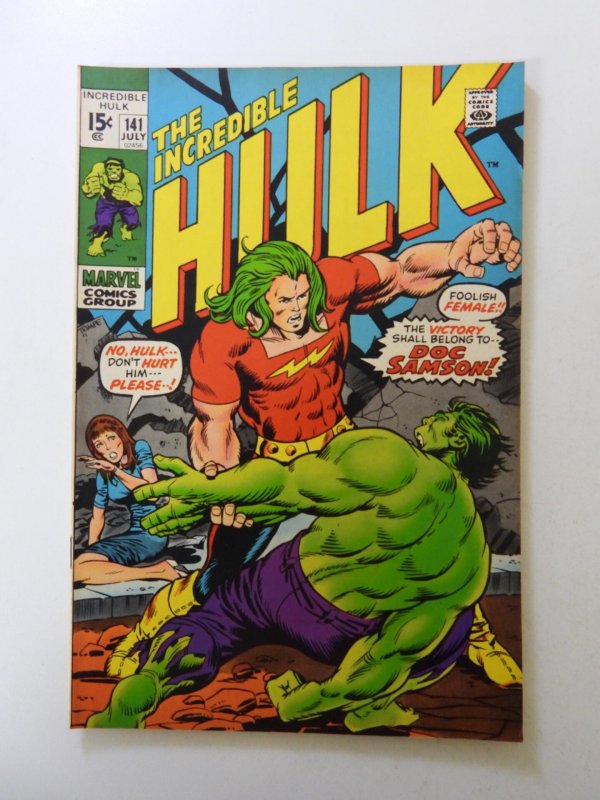 The Incredible Hulk #141 (1971) 1st appearance of Doc Samson VF- condition