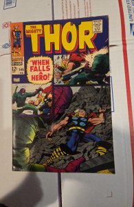 Thor #149 (1968) when falls a hero vs the wrecker
