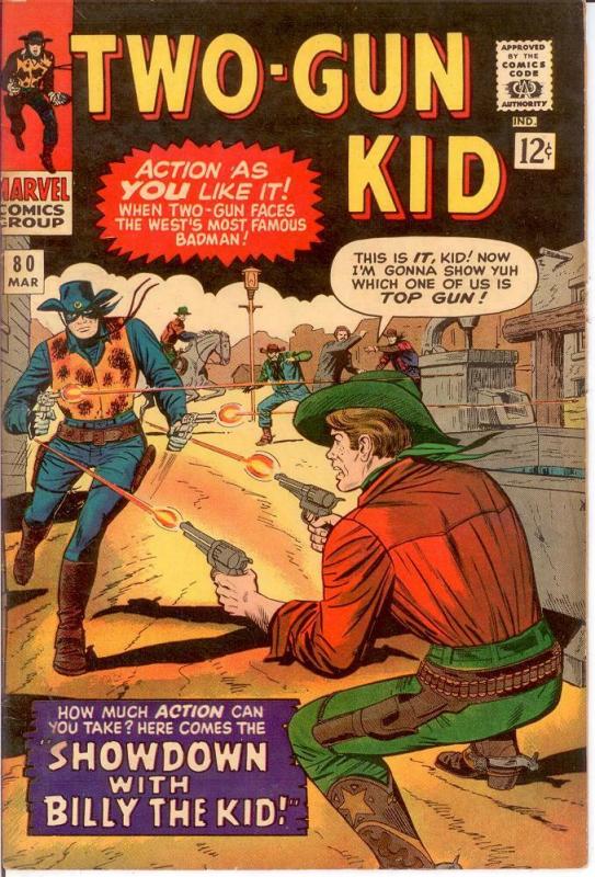 TWO GUN KID 80 F-VF Mar. 1966 COMICS BOOK