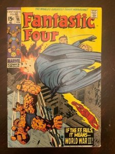 Fantastic Four #95 (1970) - VF- 1st Monocle