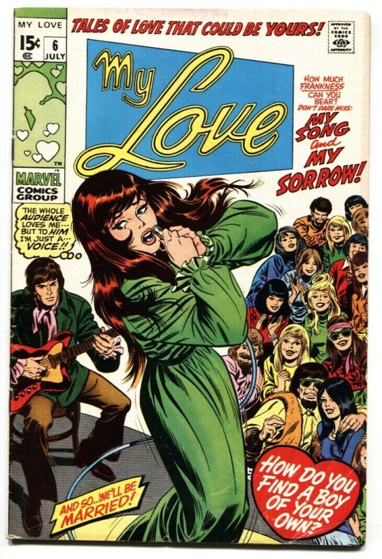 My Love #6 1970 Rare DOUBLE COVER-Marvel-Romance