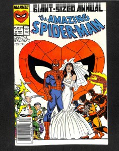 Amazing Spider-Man Annual #21 VF+ 8.5 Newsstand Variant