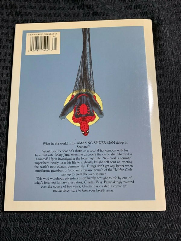 1990 SPIDER-MAN Spirits of the Earth Charles Vess HC/DJ 1st Marvel / Fisherman