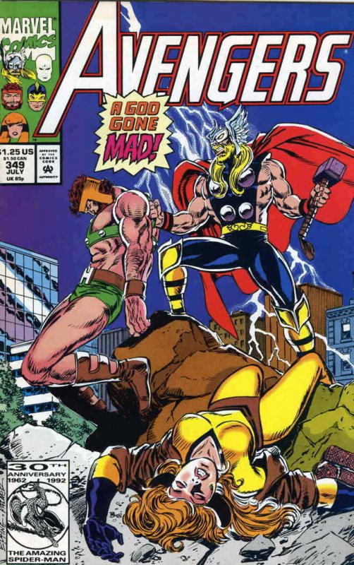 Avengers, The #349 VF; Marvel | save on shipping - details inside