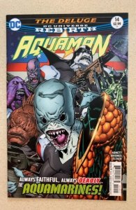 Aquaman #14 (2017) Dan Abnett Story Philippe Briones Art Brad Walker Cover