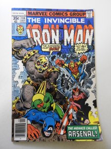 Iron Man #114 (1978) VG/FN Condition! moisture stain