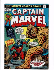 Captain Marvel # 26 FN/VF Marvel Comic Book THANOS Cover Early Appearance J113