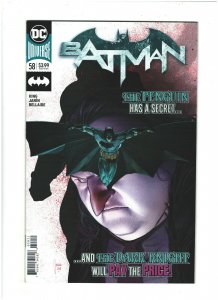 Batman #58 NM- 9.2 DC 2019 Janin Variant Penguin app.