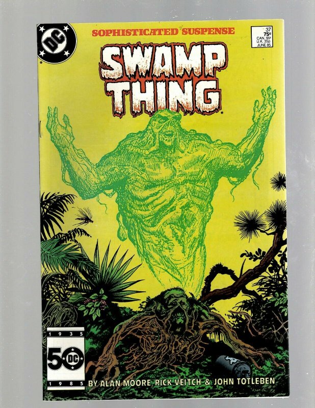 Swamp Thing # 37 NM DC Comic Book Alan Moore John Constantine Hellblazer GK21 / HipComic