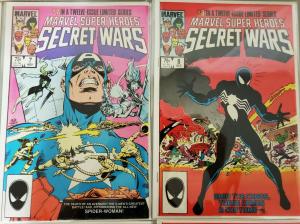 MARVEL SUPER HEROES: SECRET WARS #1-12 COMIC FULL RUN LOT, NM/M 9.8 HI Grade #8