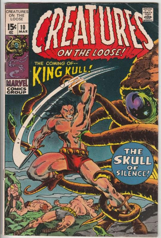 Creatures on the Loose #10 (Mar-71) FN/VF Mid-High-Grade King Kull