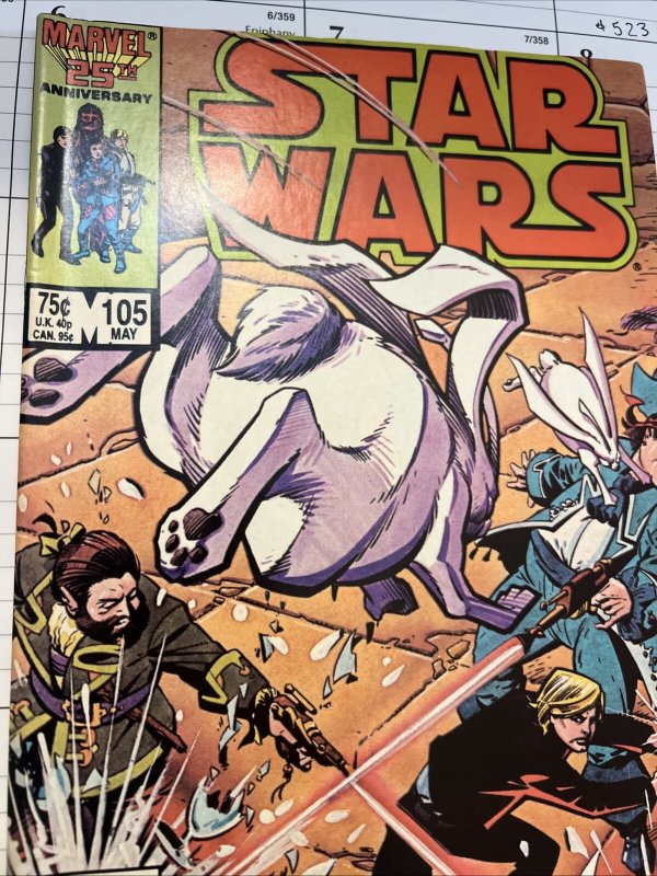 STAR WARS #105 Low Print Run 1986 VF-