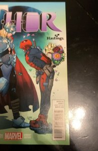 Thor #1 Hastings Exclusive Deadpool Variant - Pasqual Ferry (2014)