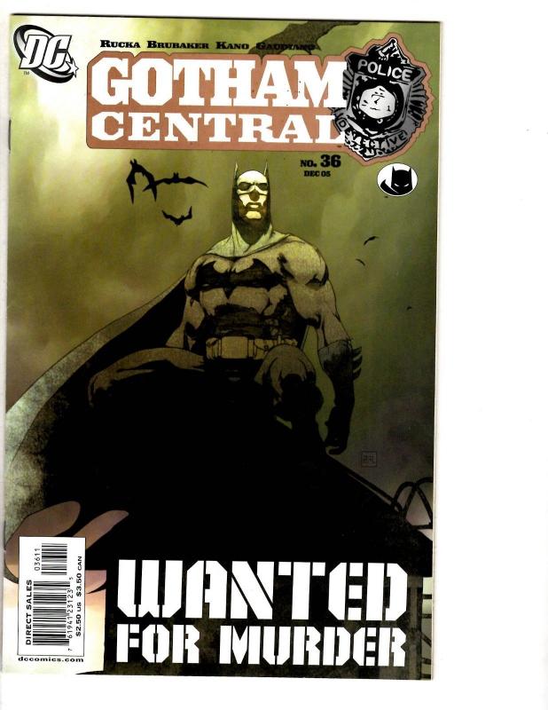 Lot Of 11 Gotham Central DC Comic Books # 29 30 31 32 33 34 35 36 37 38 40 CR23