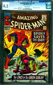 Amazing Spider-Man #40 CGC Graded 4.5 Origin of Green Goblin