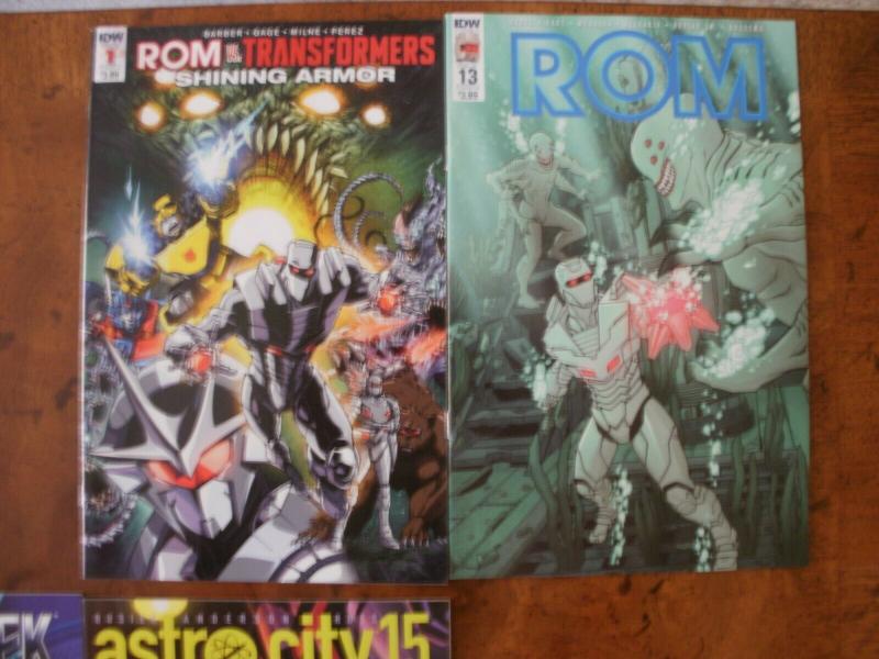 6 IDW VERTIGO Comic: TRANSFORMERS OPTIMUS PRIME ROM STAR TREK ASTRO CITY