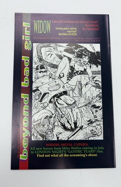 Fangs of the Widow #1 Variant Cover (1995)