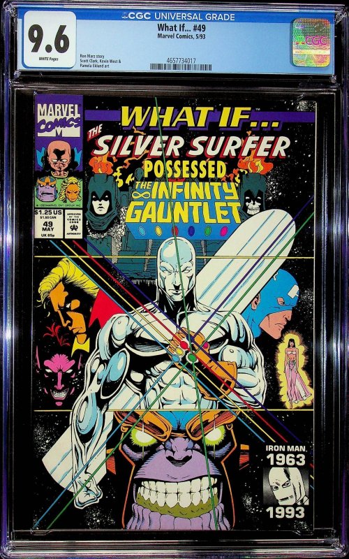 What if...? #49 Direct Edition (1993) - CGC 9.6- Cert#4657734017