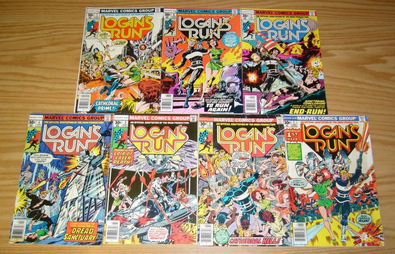 Logan's Run #1-7 complete series adapts movie - thanos set lot 2 3 4 5 6 marvel