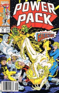 Power Pack #56 (Newsstand) VF/NM ; Marvel | Galactus Search