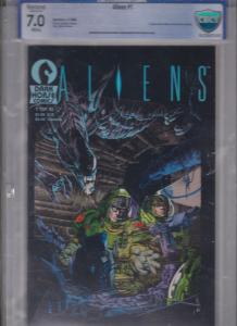 ALIENS V1 #1 1988  CBCS 7.0 WP  1'st APPEARANCE ALIENS  SLIGHT  RESTORATION