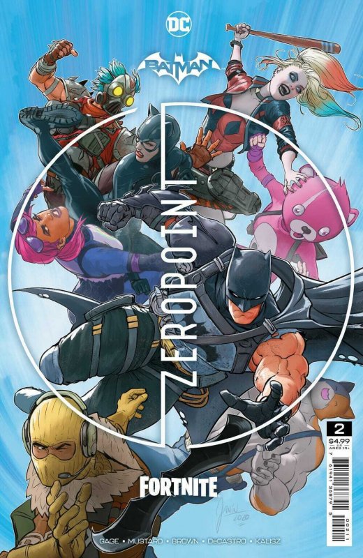 BATMAN FORTNITE ZERO POINT (2021 DC) #2 CVR A MIKEL JANÌN NM Sealed with Code