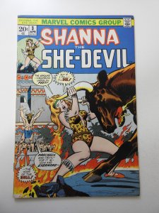 Shanna the She-Devil #3 (1973) GD+ Condition: Centerfold Detached