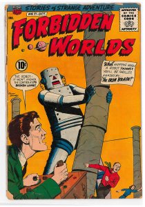 Forbidden Worlds (1952) #71 GD+, Robot cover, The Iron Brain!