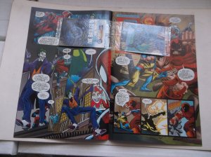 DC VS MARVEL #1-4+HTF PREVIEW W/CARDS, COMPLETE SET, 1ST PRINTS, 1996, NM!!! 