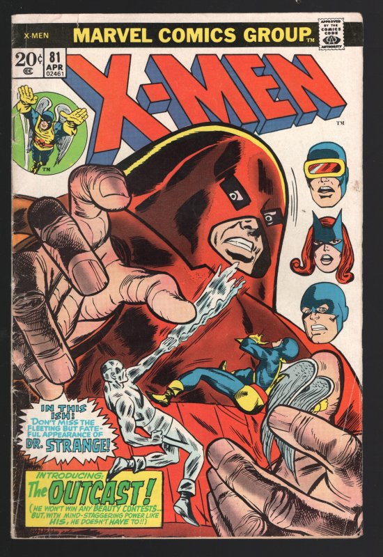 X-MEN 81 GD 2.0 DR. STRANGE APPEARANCE.