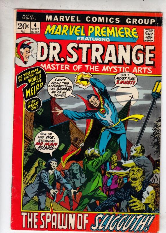 Marvel Premier #4 (Sep-72) VG/FN Mid-Grade Dr. Strange