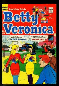 Archie's Girls Betty and Veronica #135 1967- TV logo cover- Slave Girl- G