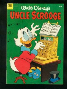 WALT DISNEY'S UNCLE SCROOGE #5 1954-CARL BARKS-DELL COMICS-very fine minus VF-