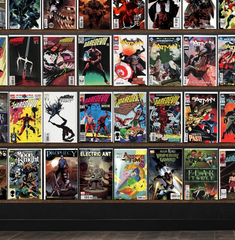 Huge Lot 150+ Comics with Daredevil, Batman, Detective Comics & More!
