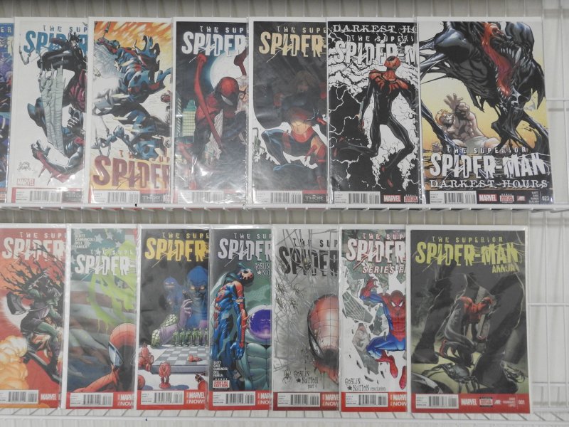 The Superior Spider-Man #1-31, Ann #1 Complete Run! Avg VF Condition!!