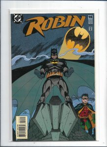 ROBIN #14 Embossed CVR (1995) DC Comics  nw53x1