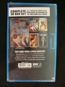 ROM Vol 1 Complete 3D Box Set 5 Comics 3D Glasses New Sealed IDW Hasbro