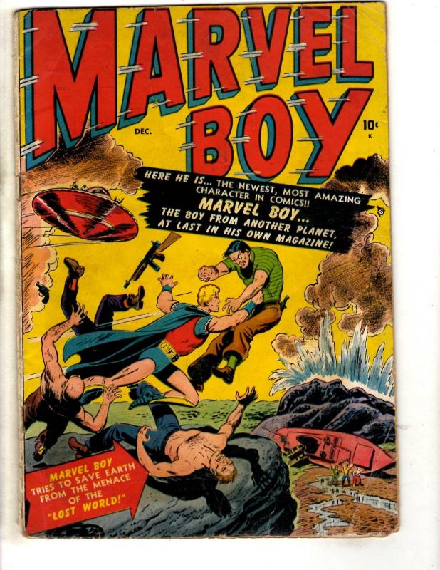 Marvel Boy # 1 VG- Atlas Comic Book Golden Age Space Ship Classic Cover BE1