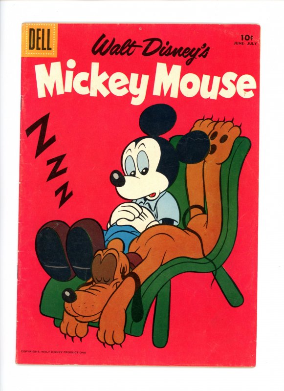 Walt Disney's Mickey Mouse #60  1958  VG/F  Nice Copy!