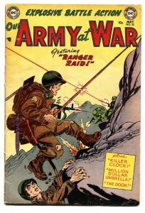 OUR ARMY AT WAR #22 1954-DC WAR-PRE CODE!-INFANTINO-vg