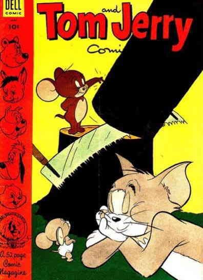 Tom And Jerry Comics #118 GD ; Dell | low grade comic May 1954 Tree Cutting