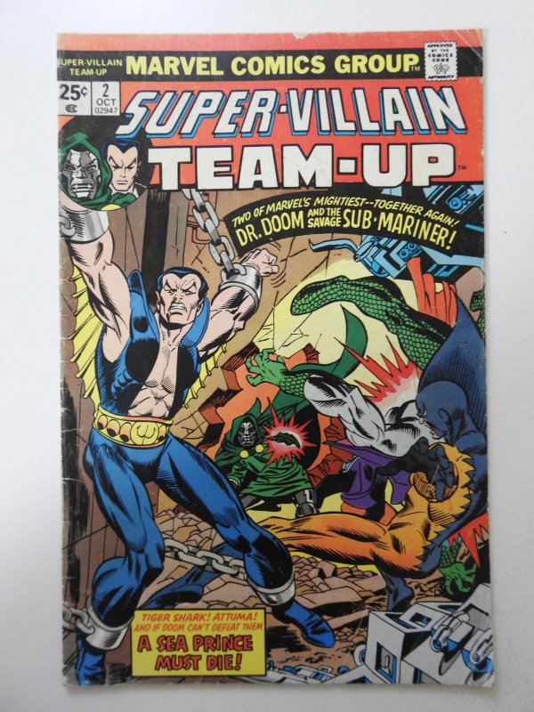 Super-Villain Team-Up #2  (1975) VG- Condition!