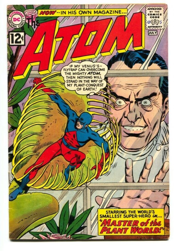 ATOM #1 1962-DC COMICS-FIRST ISSUE-1ST PLANT MAN - vg+