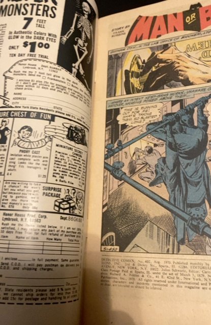 Detective Comics #402 (1970) Manbat/Neal Adams higher grade