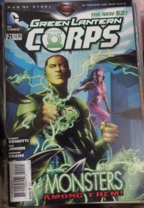 GREEN LANTERN CORPS  # 21  2013 DC   new 52   MONSTERS