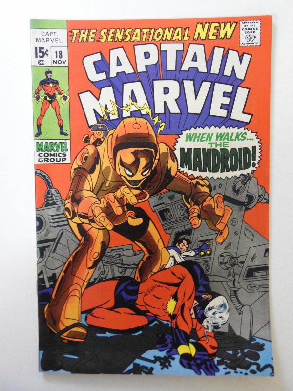 Captain Marvel #18 (1969) VF- Condition!