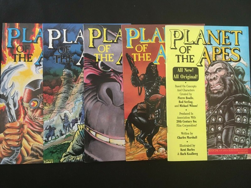 PLANET OF THE APES(Adventure Comics) #1, 2, 3, 4, 5 VF Condition