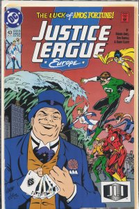 Justice League Europe #43 (1992) Amos Fortune